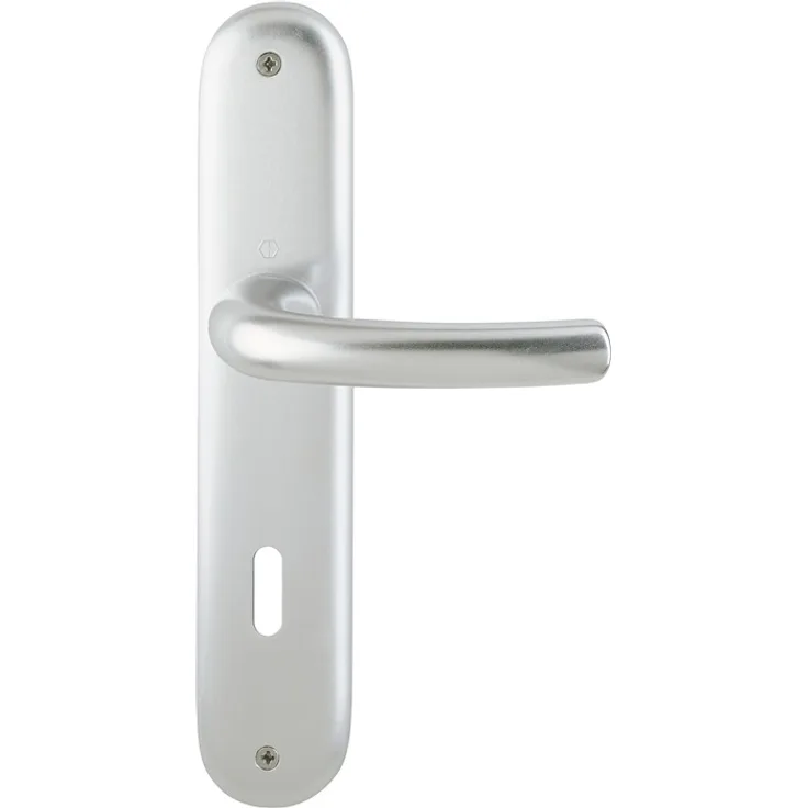 Hoppe Langschildgarnitur Tky 1710/273P Alu.F1 OB 72mm DIN L/R HOPPE