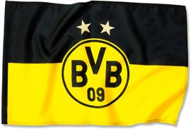Borussia Dortmund, BVB-Hissfahne Schwarz-gelb 150x100cm