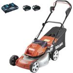 Dolmar 2 x 18V Akku-Rasenmäher AM3746PT2 - 2x 5.0 Ah Akku+ Doppelladegerät