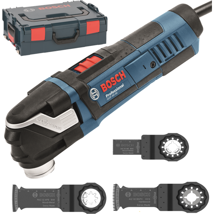 Bosch Professional Multifunktionswerkzeug GOP 40-30 plus Zubehör in L-Boxx 0601231004 - Preisvergleich