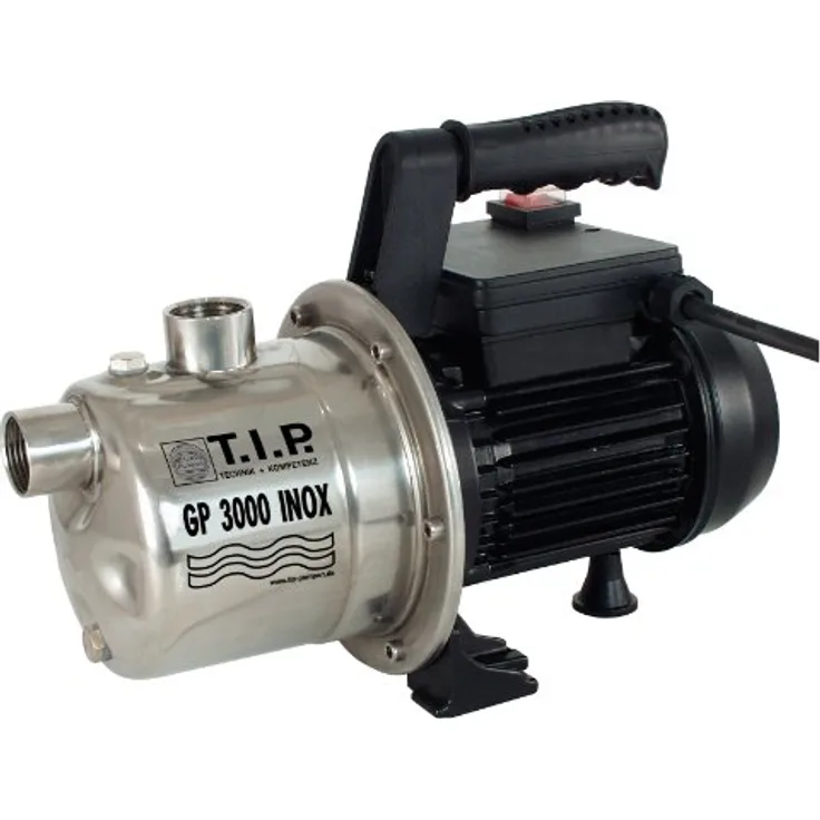 T.I.P. 30111 Edelstahl GP 3000 INOX, bis 2.950 l-h Fördermenge Bewässerungspumpe