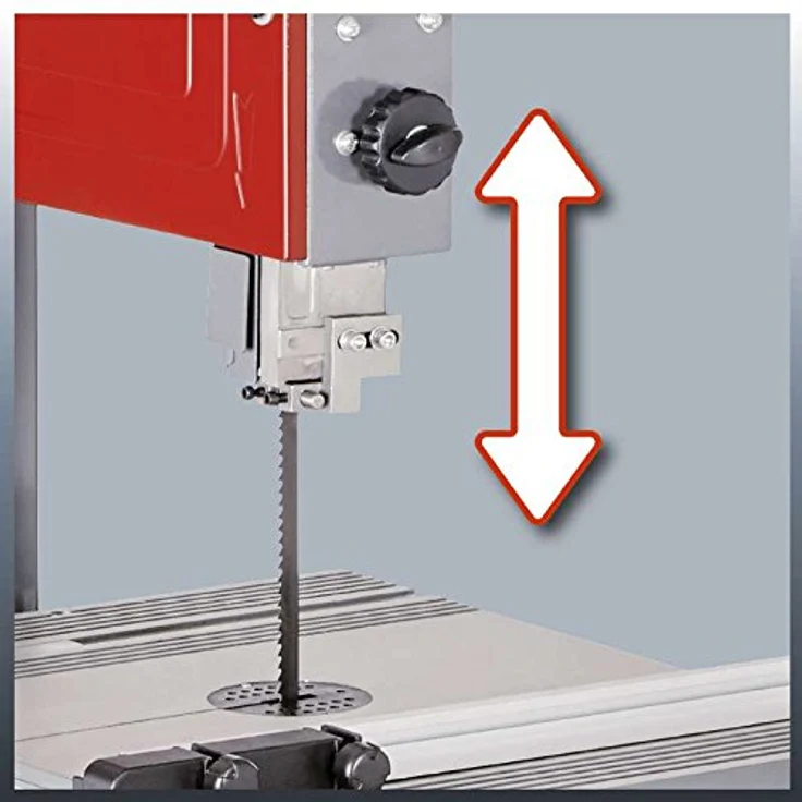 Einhell Bandsäge TC-SB 305 U (750W, 370-800 m-min Sägebandgeschw., 170mm Schnitth., neigbarer Sägetisch, Parallel- und Winkelanschlag, Untergestell) – Bild 5