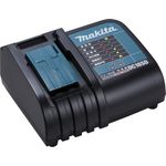 Makita 194533-6 DC18SD Ladegerät, blau, silber