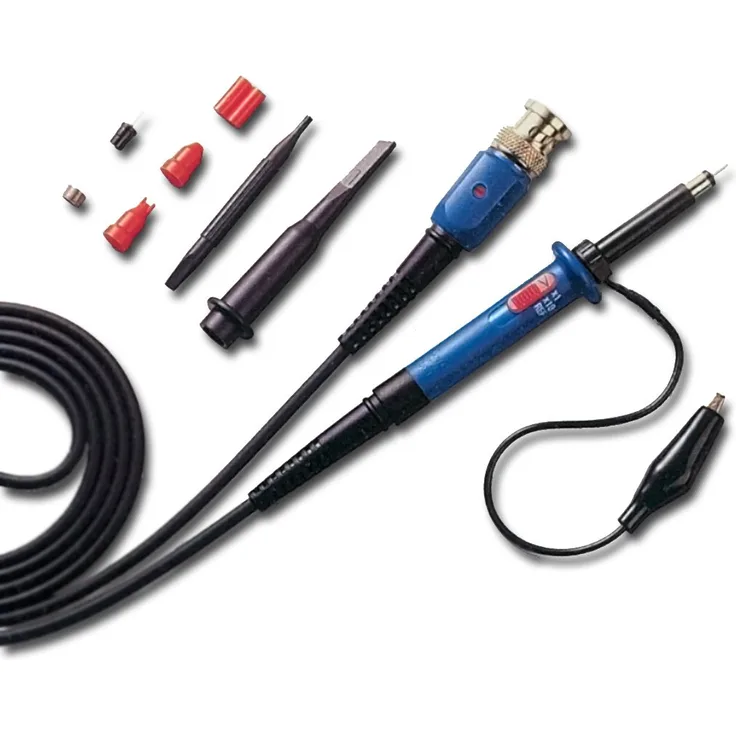 PeakTech BNC Oszilloskop- Tastkopf 100 MHz mit Zubehör, 1:1-10:1, 1 Stück, P TK-100