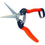 Garten Primus Gartenschere Rosenschere 30 mm orange-silber, 18,1 x 4,9 x 1,8 cm, 01040 mittelgroß