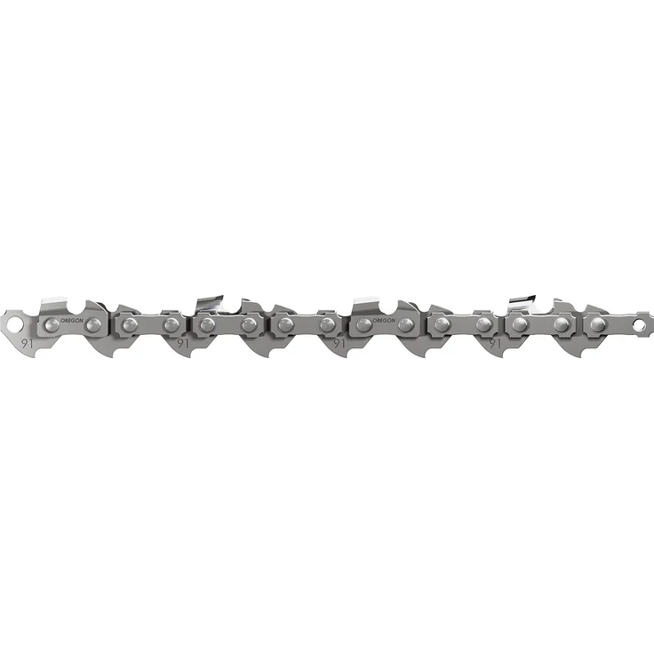 Oregon Standard 91P Sägekette passend für 40 cm AL-KO, Alpina, Atika, Bosch, CMI, Einhell, Grizzly, Hurricane, Mr. Gardener, Scheppach, Stanley, Stiga, Worx Motorsägen, 57 Treibglieder