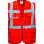 Portwest S476 Fernbedienung für automatisches Berlin Executive Weste, Rot, XX Large