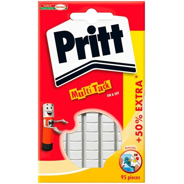 Pritt 1444967 multi tack Blister Universal Klebepads, Havanna