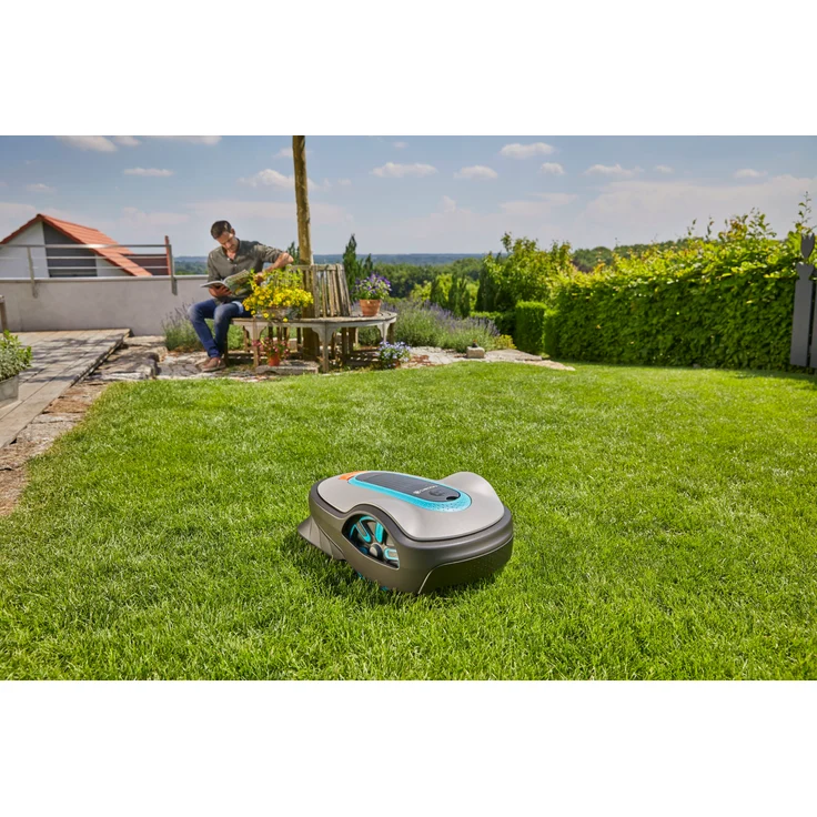 GARDENA smart SILENO life 1000 Mähroboter Set Modell 2021 - 19114-20, Mähroboter für Rasenflächen bis 1000 m², steuerbar per smart App, geräuscharm, inkl. smart Gateway, 22 cm Schnittbreite – Bild 8