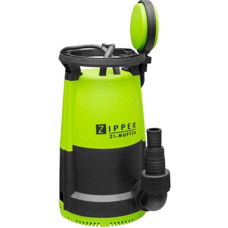 Zipper ZI-MUP750 3 in 1 Schmutzwasser- Klarwasser- Flachabsaugpumpe Gartenpumpe
