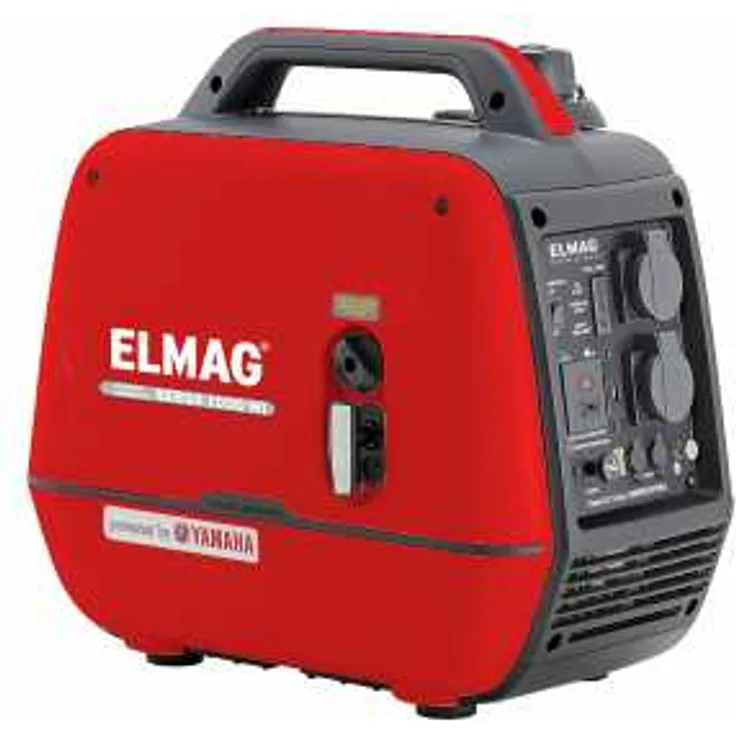 Elmag Benzin Inverter Stromerzeuger SEBSS 2000Wi mit YAMAHA-Motor MZ80 (super-schallgedämmt) Benzin 21,5 kg Dauerleistung 1~230V: 1,6kVA