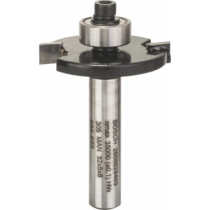 Bosch Professional Zubehör 2 608 628 403 Scheibennutfräser 8 mm, D1 32 mm, L 5 mm, G 51 mm – Bild 2