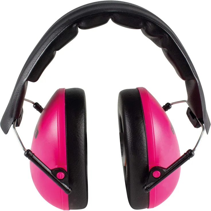 Stylex 42301 - Gehörschutz SX-4230 Stilles Lernen in pink, variabel verstellbar, faltbar, gepolsterte Kopfbügel, Kopfhörer für Kinder ab 6 Jahre, ideal beim Lernen und für Schule, Konzerte und Stadion