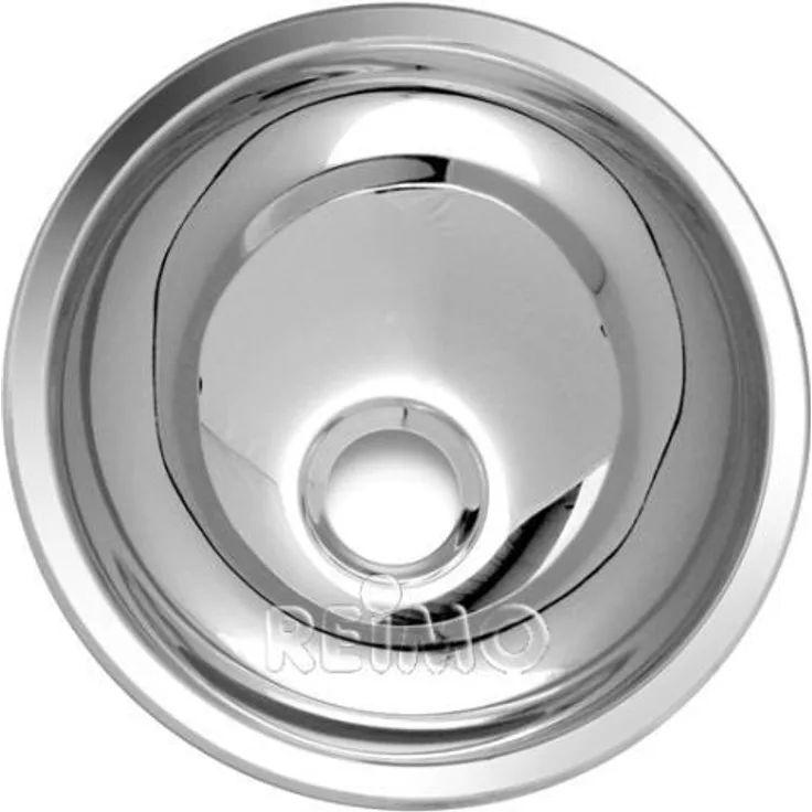 Waschbecken rund Edelstahl