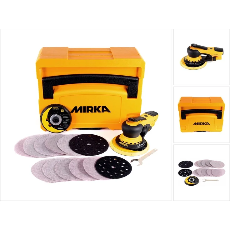Mirka DEROS 5650CV Exzenterschleifer 125mm/150mm 5,0 Hub Brushless + systainer (MID5650202CA) – Bild 4