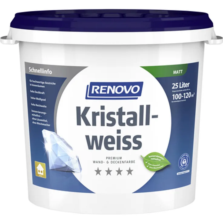 Renovo - Innenfarbe, matt - weiß 4006559061505