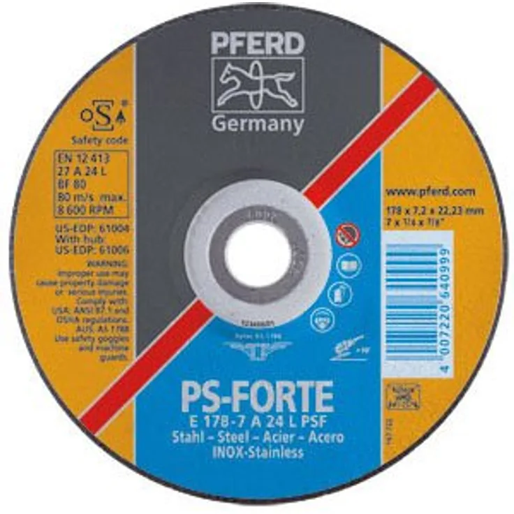 Pferd 62011640 Schruppscheiben E 115-7 A 24 L PSF