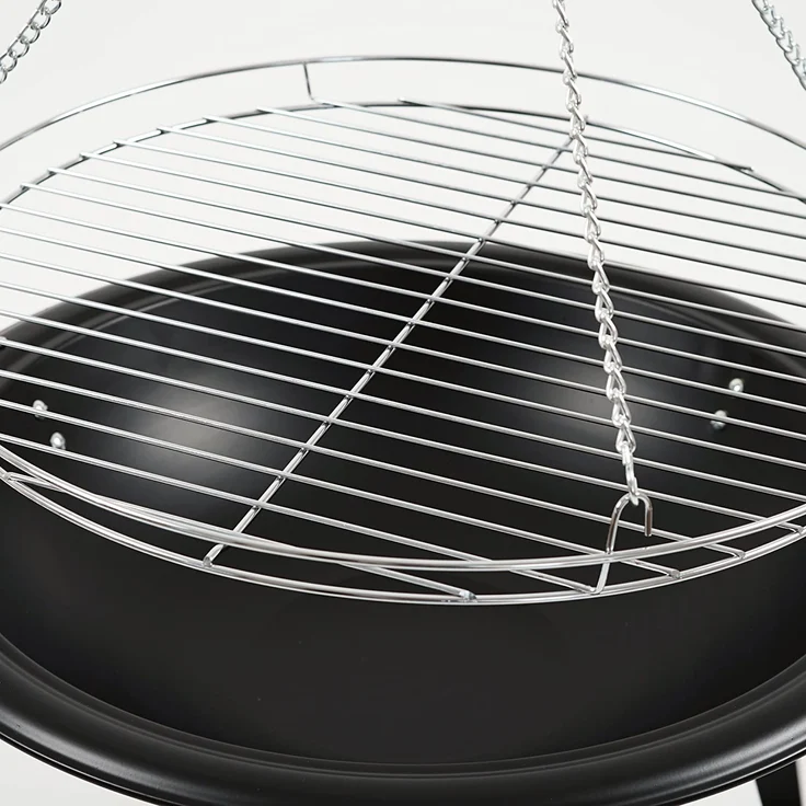 BBQ-TORO Schwenkgrill, Holzkohle Grill 55 cm Schwenker mit Grillrost – Bild 2