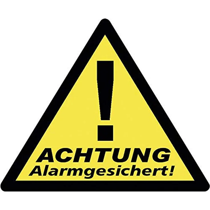 Indexa Aufkleber Alarmgesichert 3er Packung 40201