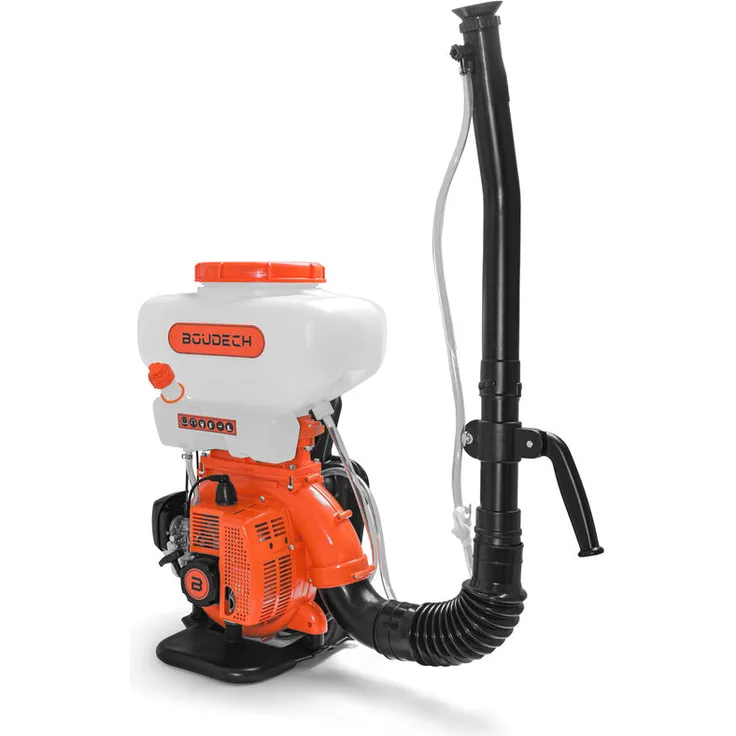 Boudech - Rucksack-Gebläsesprühgerät 20lt 2,13kw mit Boosterfunktion für vertikales Sprühen. Flüssigkeitssprühpumpe zur antibakteriellen Desinfektion