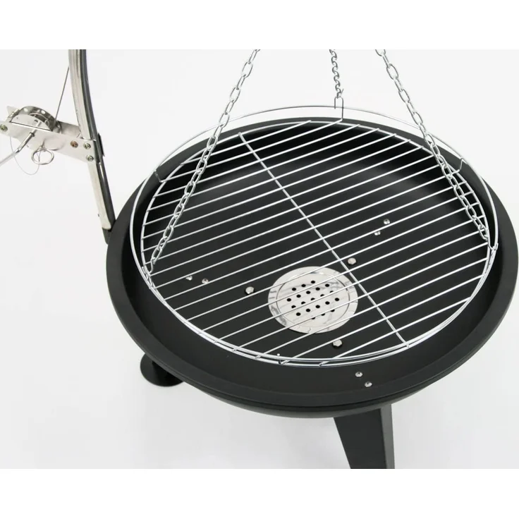 BBQ-TORO Schwenkgrill, Holzkohle Grill 64 cm Schwenker mit Grillrost – Bild 2