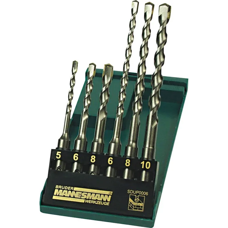 Mannesmann Profi-SDS-Bohrersatz, 6-tlg., M54306