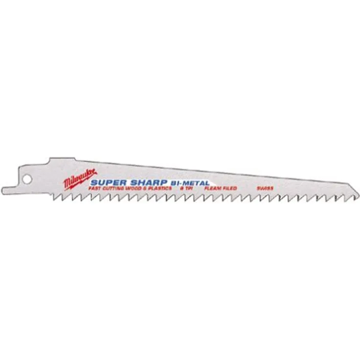 Milwaukee 48-00-5016 fleam Ground RECIPROCATING SAW 9 6T Sawzall Blade