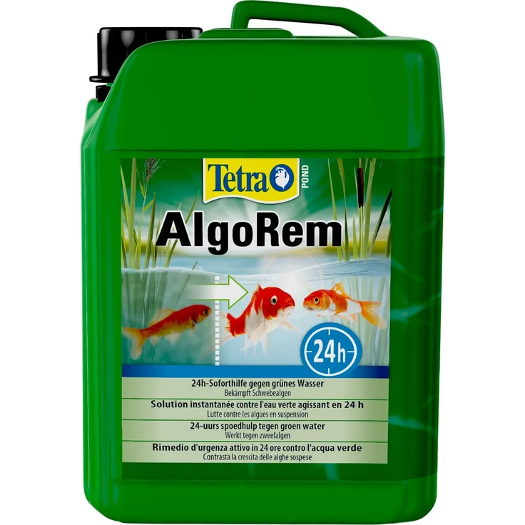 Tetra Pond AlgoRem (24-Stunden-Soforthilfe gegen grünes Wasser im Gartenteich), 3 L Eimer – Bild 1