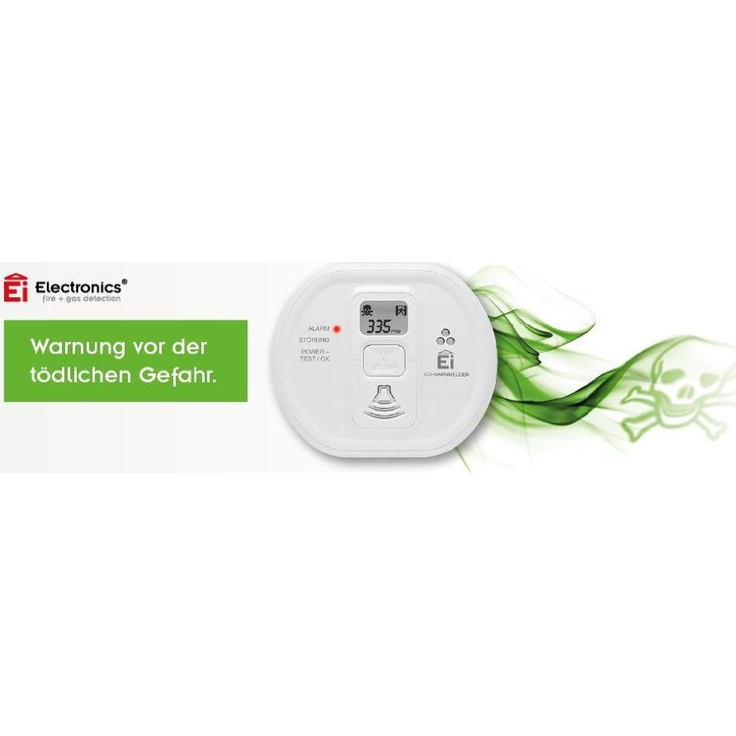 Ei Electronics Ei208D CO Kohlenmonoxidmelder (mit Display und Batterie) – Bild 10