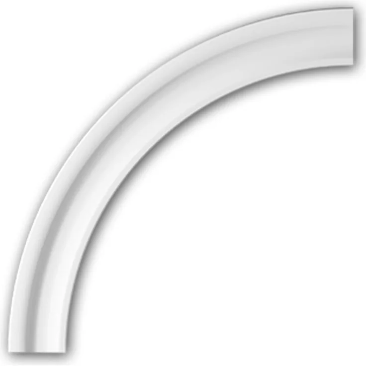 Bogenrahmen 487031 Fassadenelement Fensterumrandung Zierelement Modernes Design weiß