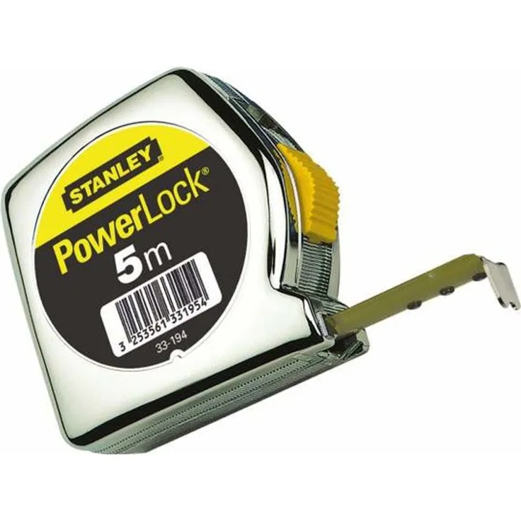 Stanley Bandmaß Powerlock Kunststoffgehäuse 5m - 25mm