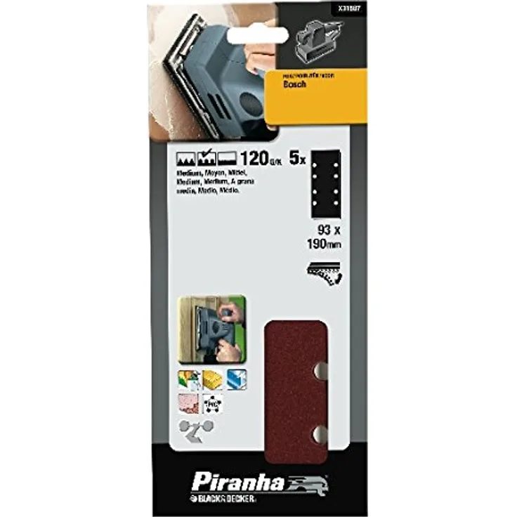 Piranha x31587-xj 120 g PSS 150 A 240E Stanzteile Quick Fit Dritte Tabelle