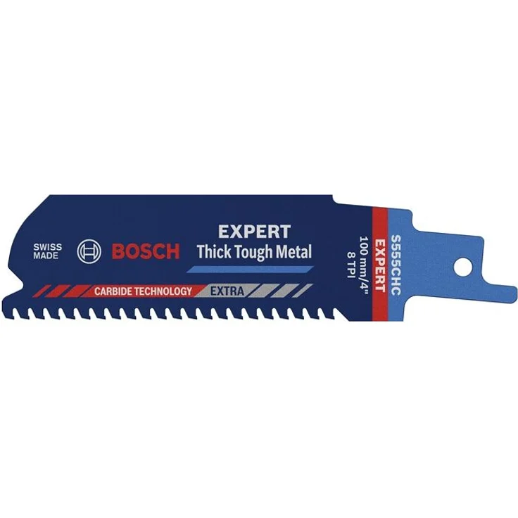 Säbelsägeblatt Expert Thick Tough Metal Länge 100 mm Breite 25 mm Zahnteilung TPI 8 3 mm S-Schaft - Preisvergleich – Bild 1