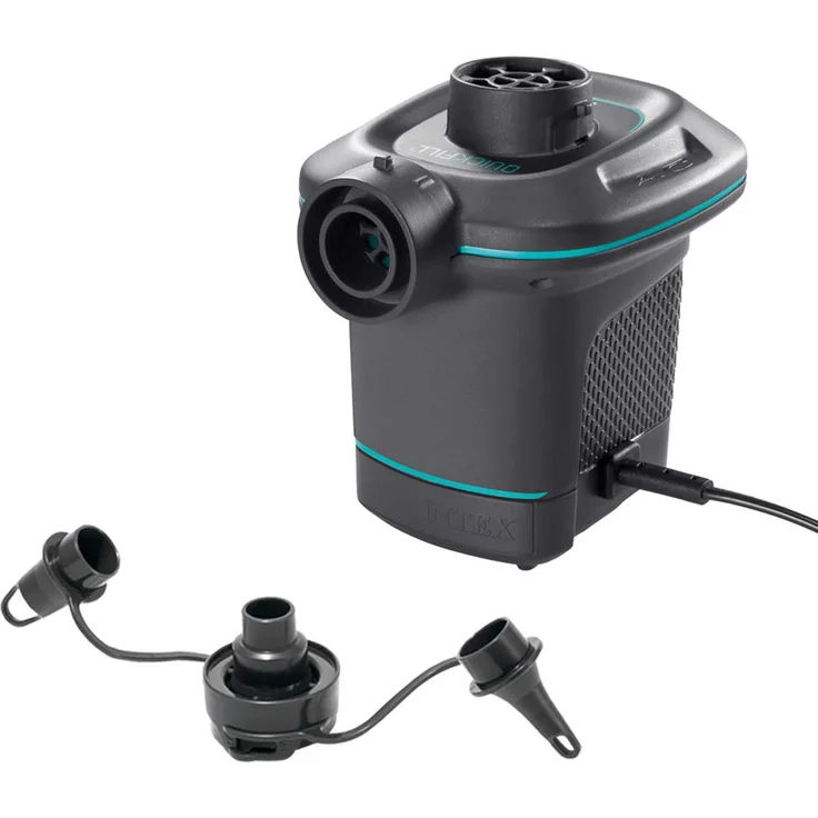 Intex Pumpe elektrisch 220V, mit 3 Verbindungs-Düsen, mit Überhitzungs-Schutz, Pumpleistung # 650 l/h – Bild 1