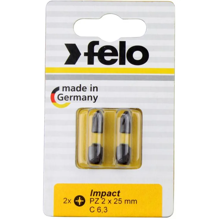 felo BIT IMPACT C 6,3 POZ. 2X25 2-PCS. A.K. (02102241)
