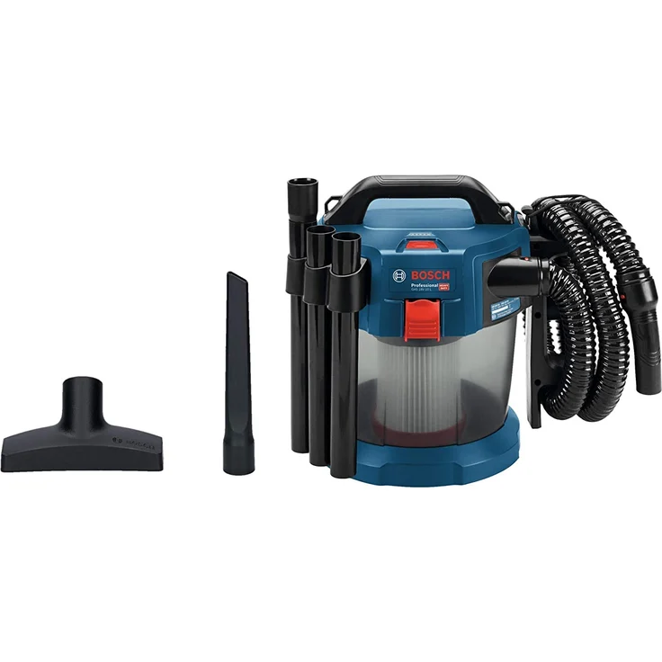 Bosch Professional 18V System Akku Staubsauger GAS 18V-10 L (ohne Akkus und Ladegerät, mit Flachfaltenfilter, Bodendüse, Fugendüse, 1,6 m Schlauch, Volumenstrom bis zu 24 l-sec (Turbine)) – Bild 8
