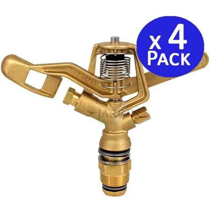 3-4' männlicher kreisförmiger Messing-Sprinkler, 13 bis 18 Meter. 4 Einheiten