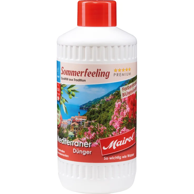 Mediterraner-Dünger Liquid 500 ml, Sommerfeeling Düngemittel