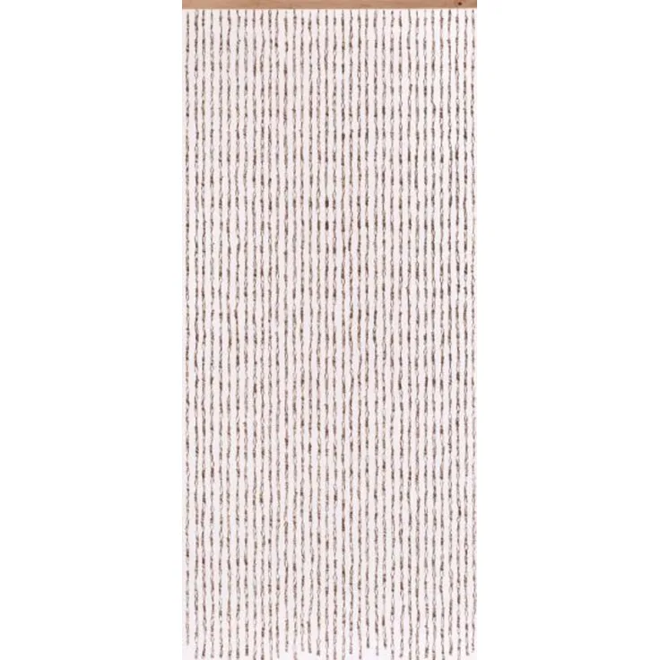 Türvorhang Ceylon braun beige Dekovorhang Vorhang aus Papier geknotet naturbelassen 2x0,9m