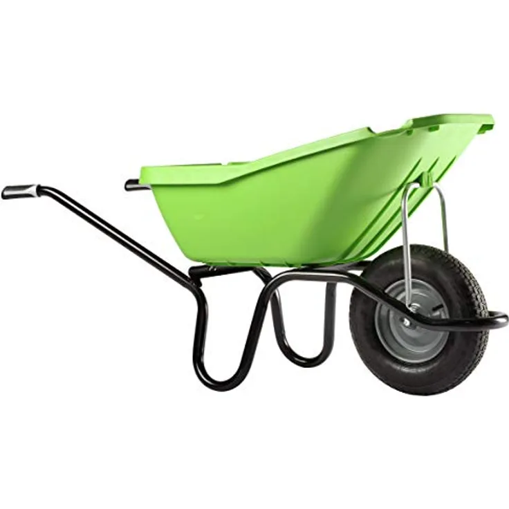 HAEMMERLIN Profi Gartenschubkarre Pick Up Schubkarre Schiebkarre 110l 160kg PU