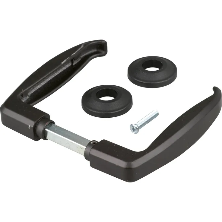 GAH-Alberts 419035 Türdrücker, ein Paar, Alu, Abstand Tür-Außenkante Griff 40 mm , Griffbreite 107. 5 mm