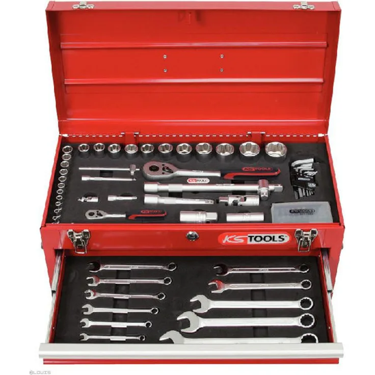 KS Tools 911.0100 1-4''+1-2'' Werkzeug-Satz, 100-tlg.