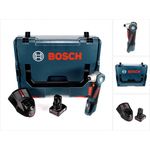 Bosch Professional GWI 12V-5 Akku Winkelschrauber in L-Boxx mit 1x GBA 6,0 Ah Akku und GAL 1230 CV Ladegerät