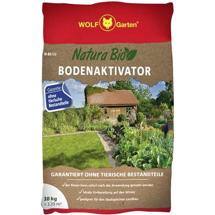 WOLF-Garten 3871020 Bio-Bodenaktivator Natura NBA5DA 120 qm 10 kg – Bild 1
