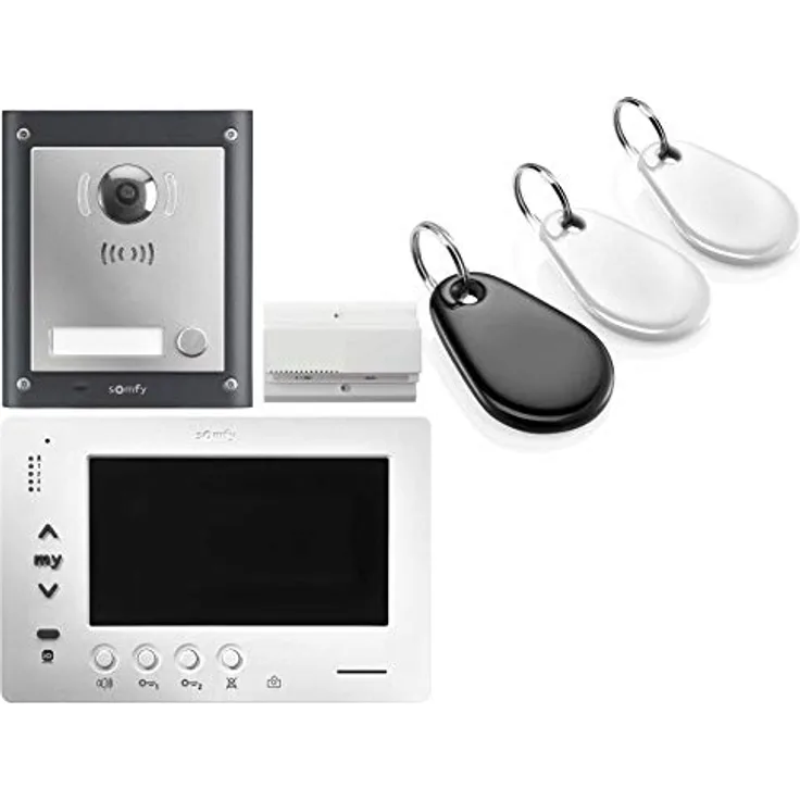 SOMFY Video-Türsprechset Bus 1xTeiln si ws 1LS, 1