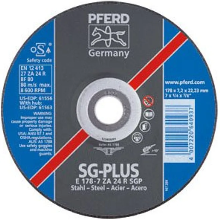 Pferd 62211737 Schruppscheiben E 115-7 ZA 24 R SGP