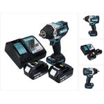 Makita DTW700RM Akku Schlagschrauber 18 V 700 Nm 1-2 XPT Brushless + 2x Akku 4,0 Ah + Ladegerät