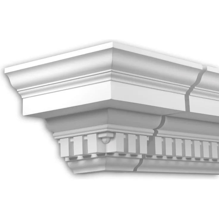 Außenwinkel 401212 Außenstuck Eckelement Fassadenelement Zeitloses Klassisches Design weiß