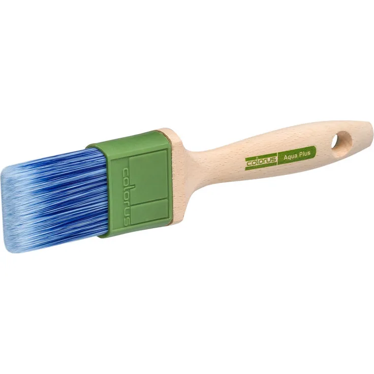 Colorus High Premium Flachpinsel 50 mm Lackierpinsel Aqua für wasserbasierte Lacke und Farben Lackierpinsel aus spezieller Kunstborsten Mischung