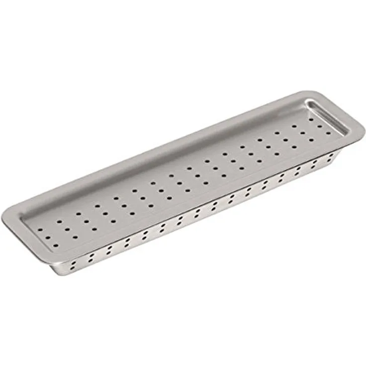 Outdoorchef Aroma und Räuchern, Dual Räucherbox, silber, 9,5 x 4 x 35,8 cm, 18.212.51